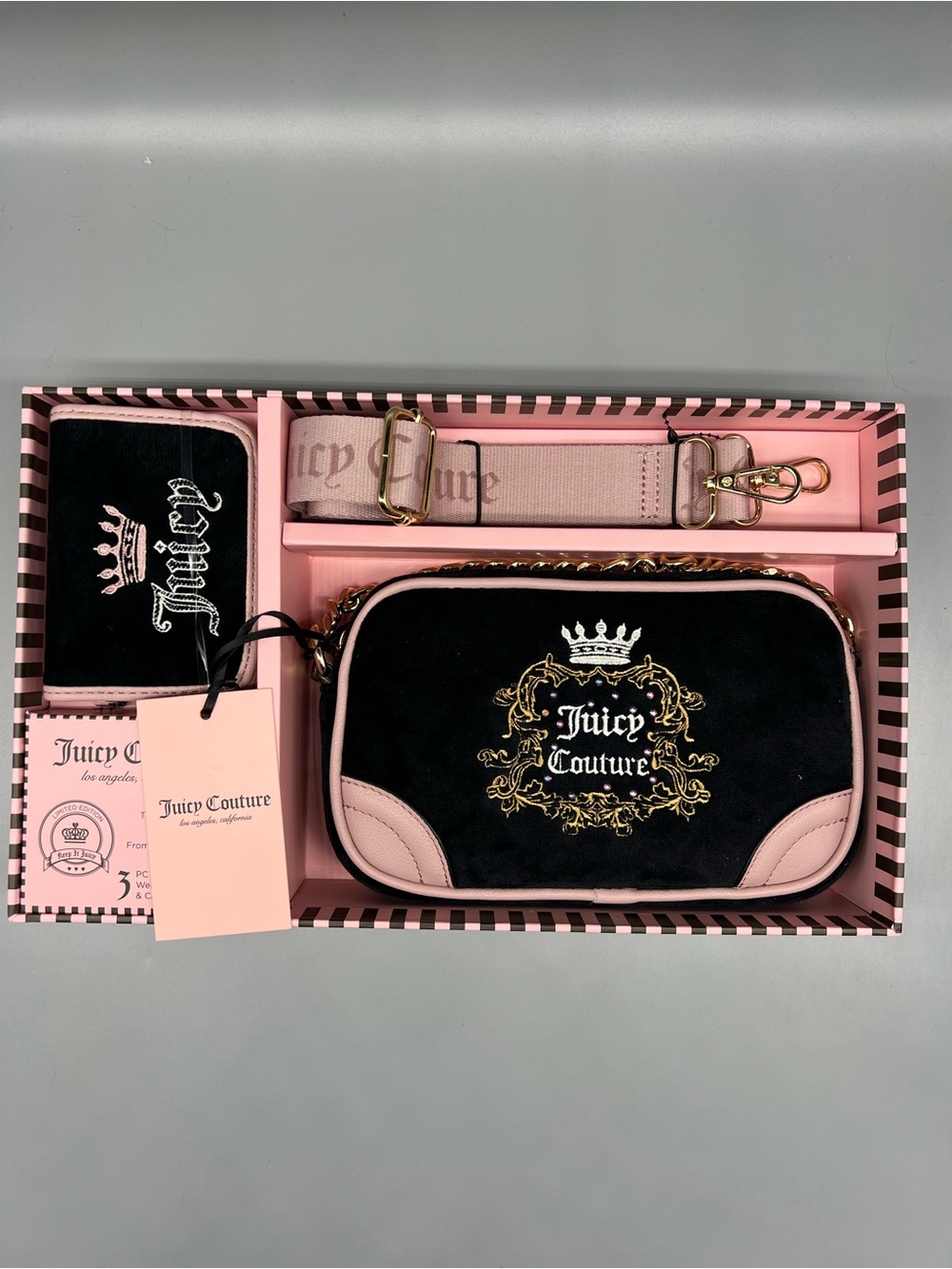 Juicy couture heritage purse gift set